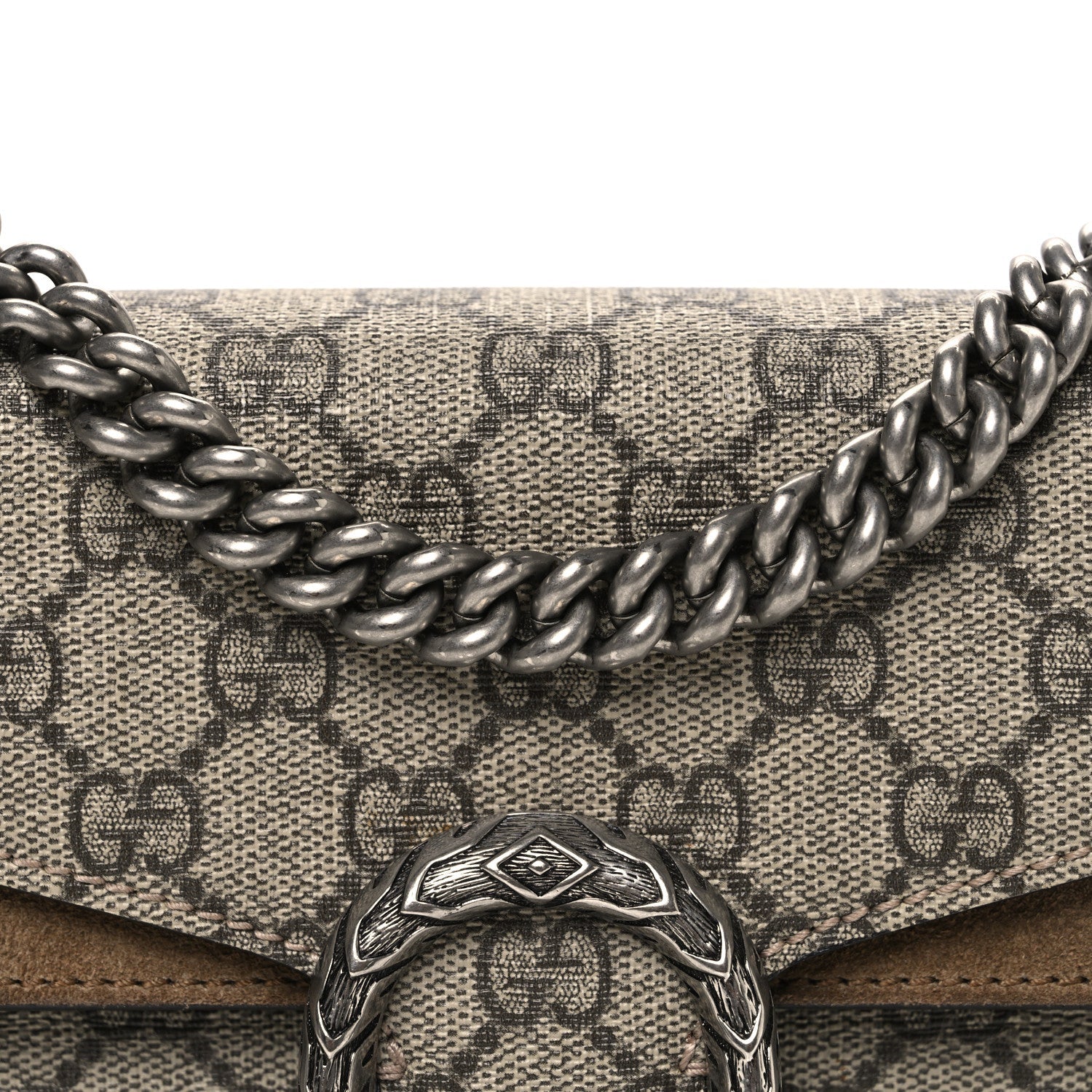 GG Supreme Monogram Mini Dionysus Shoulder Bag Taupe
