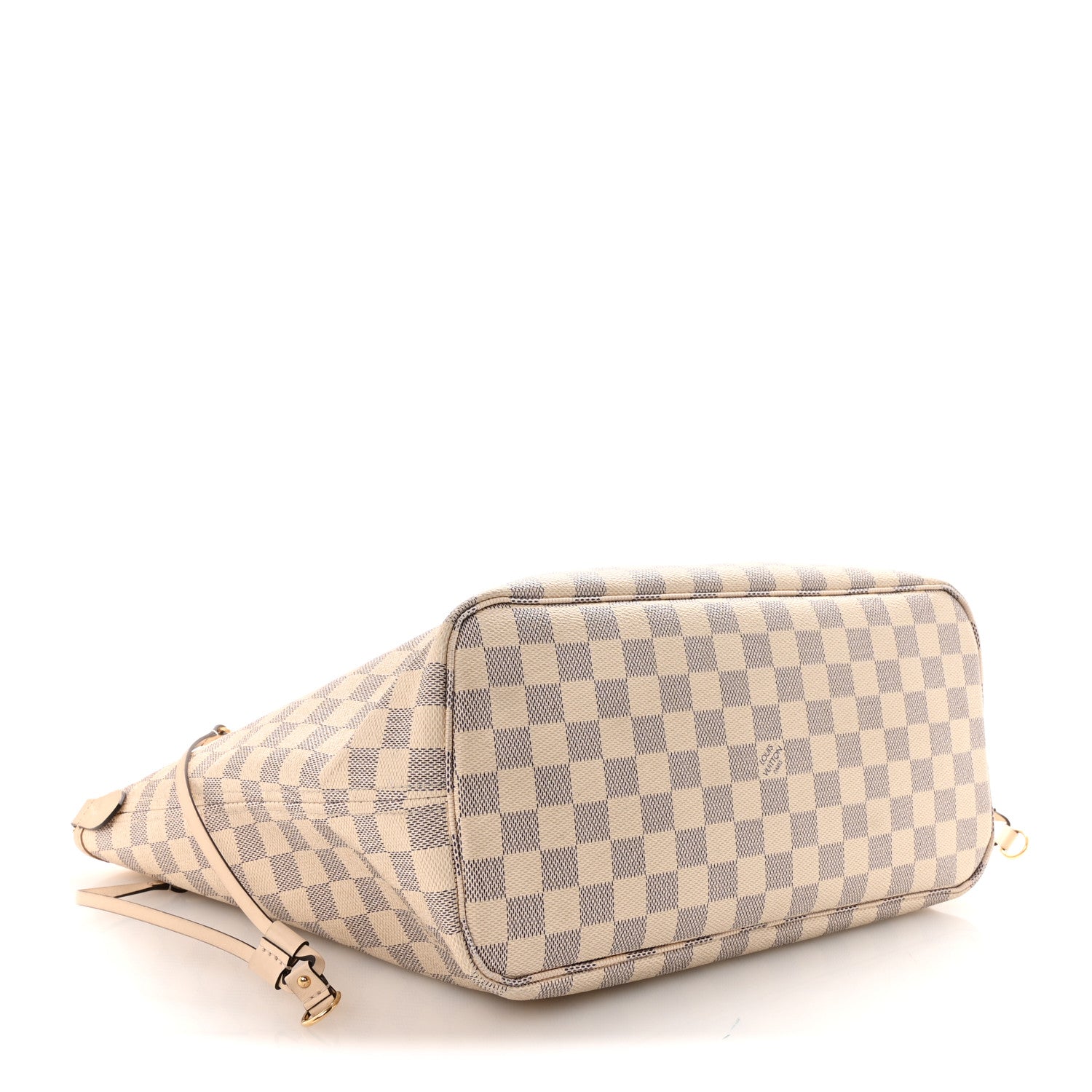Damier Azur Braided Neverfull MM Pink