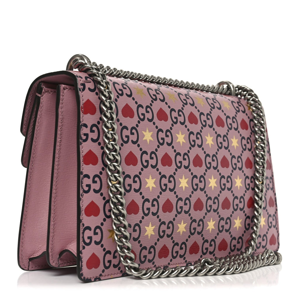 Calfskin Valentine's Day Exclusive Small Dionysus Bag Pink