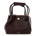 Supple Calfskin Small Madrid Bag Dark Burgundy