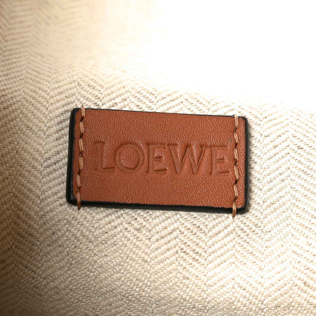Supple Smooth Calfskin Jacquard Cubi Crossbody Bag Tan