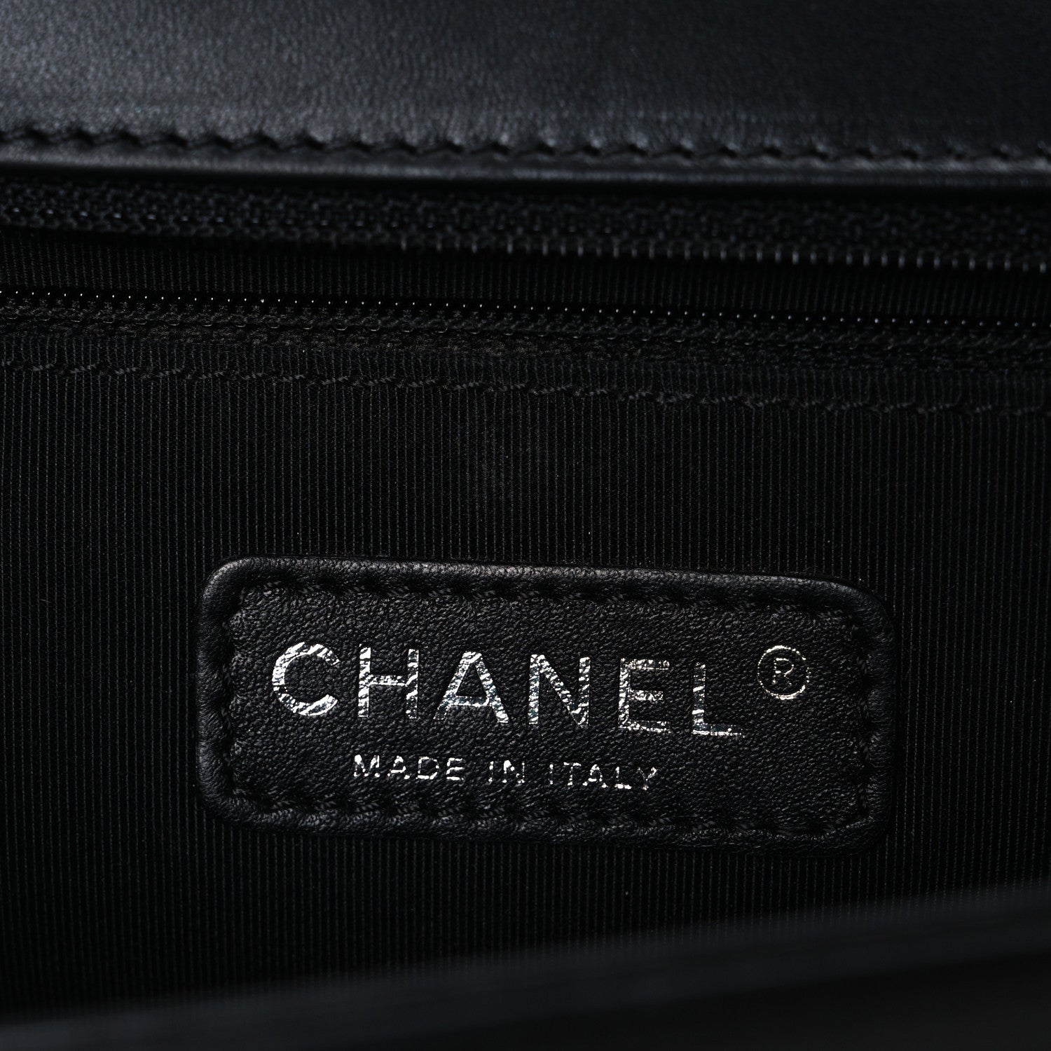 Lambskin Quilted New Medium Boy Flap Black