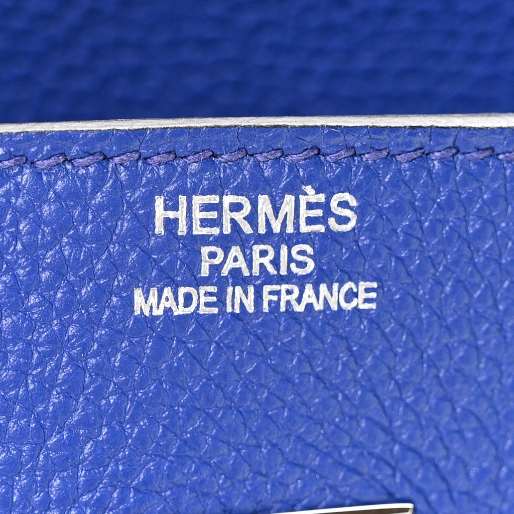 Togo BIRKIN 35 Bleu France