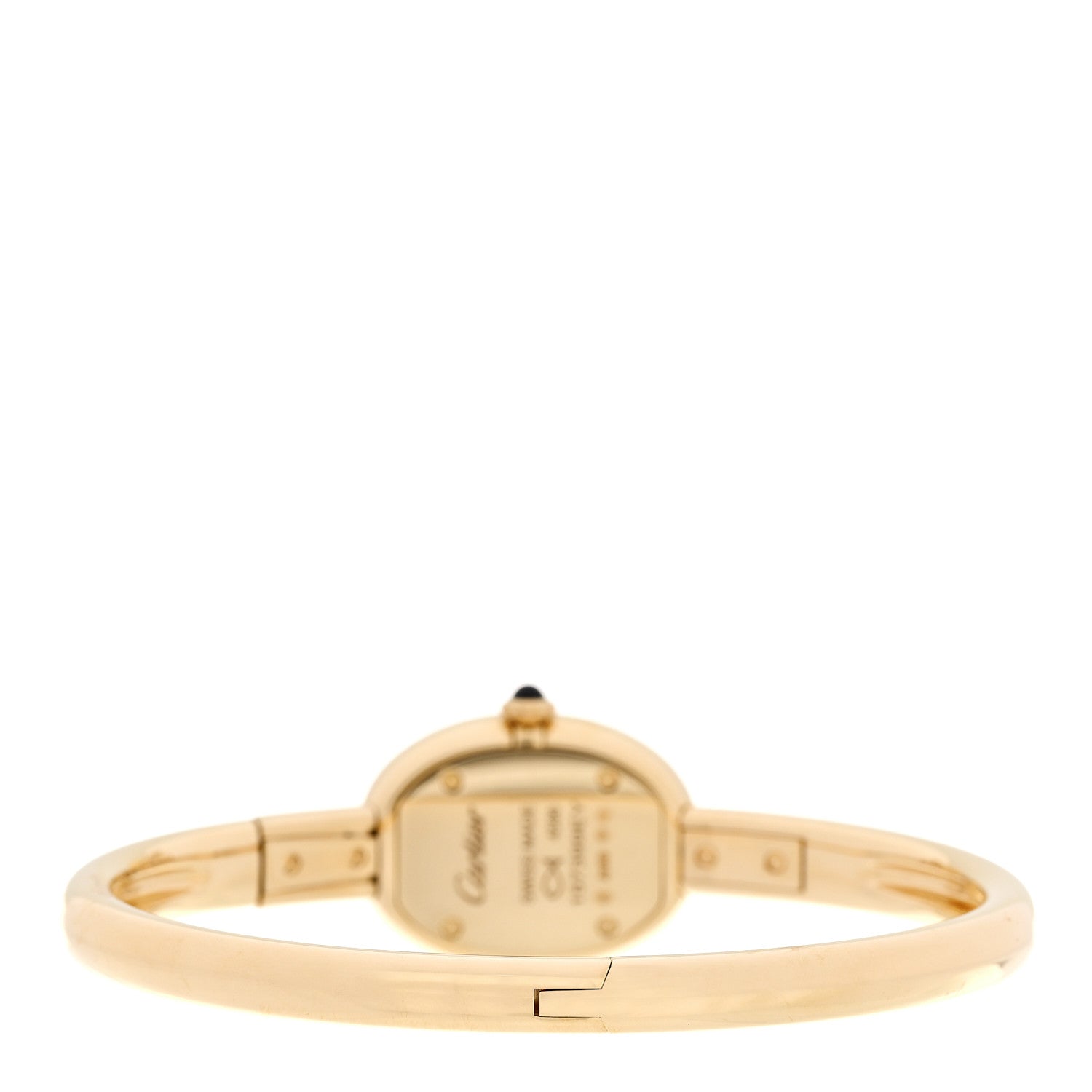 18K Yellow Gold 19mm Baignoire Quartz Watch