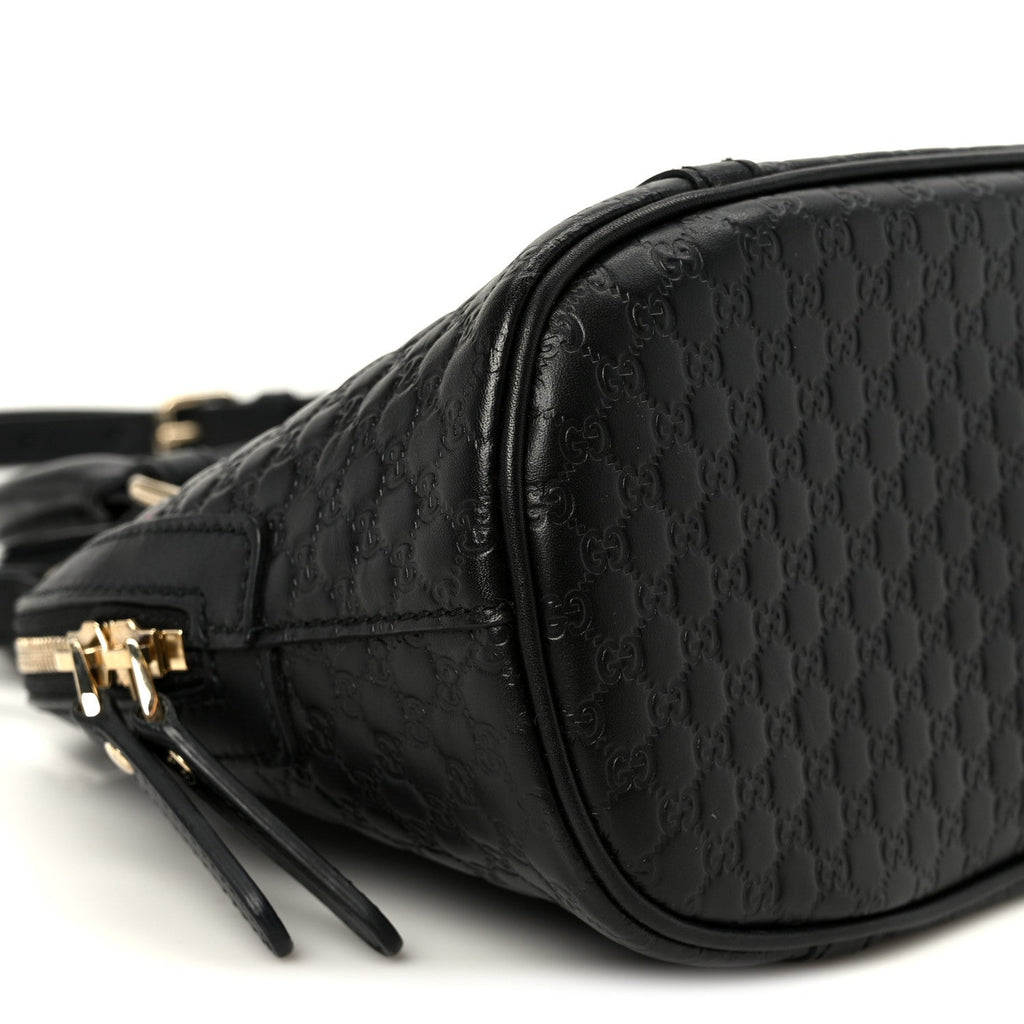 Microguccissima Mini Dome Bag Black