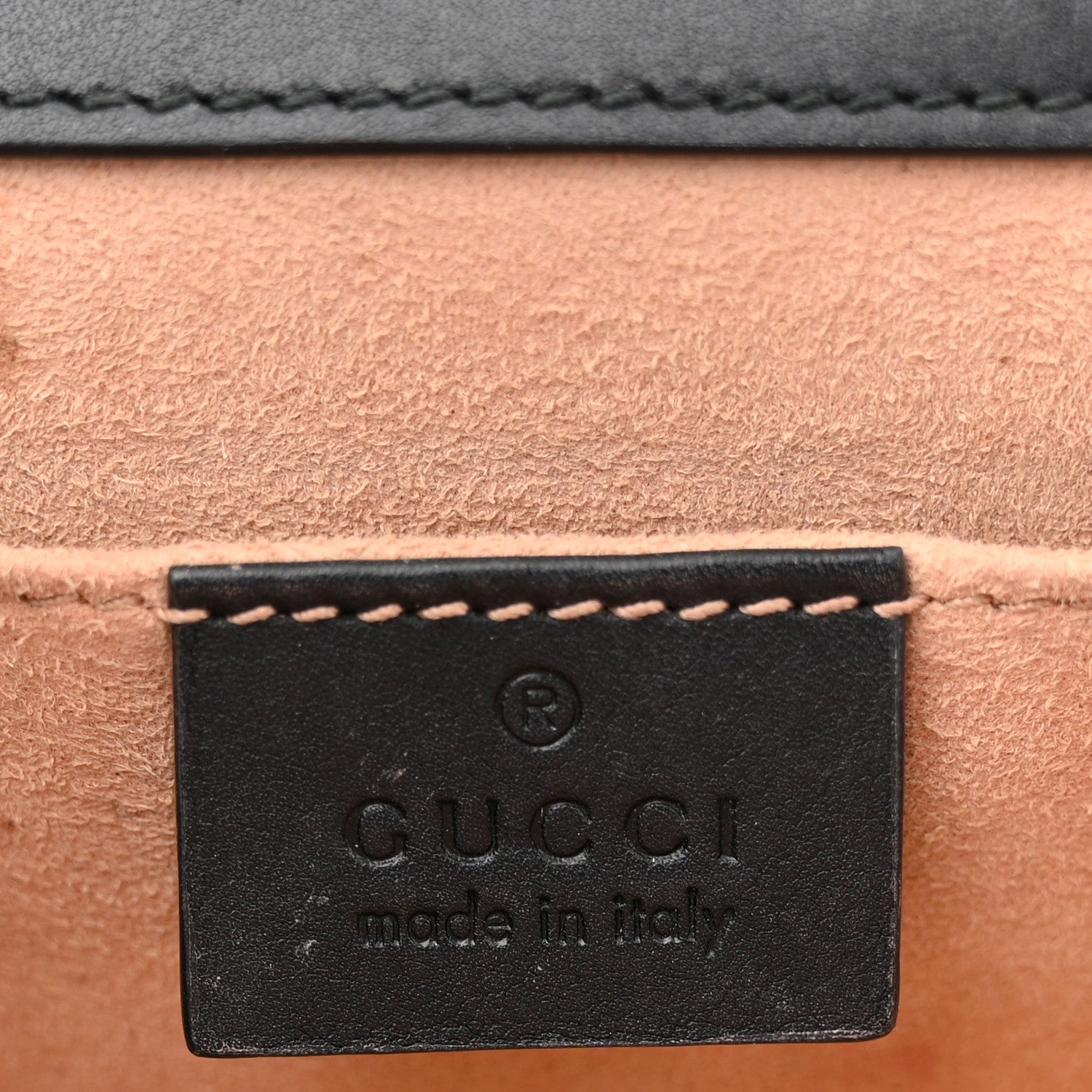 GG Supreme Monogram Bees Small Padlock Shoulder Bag Black