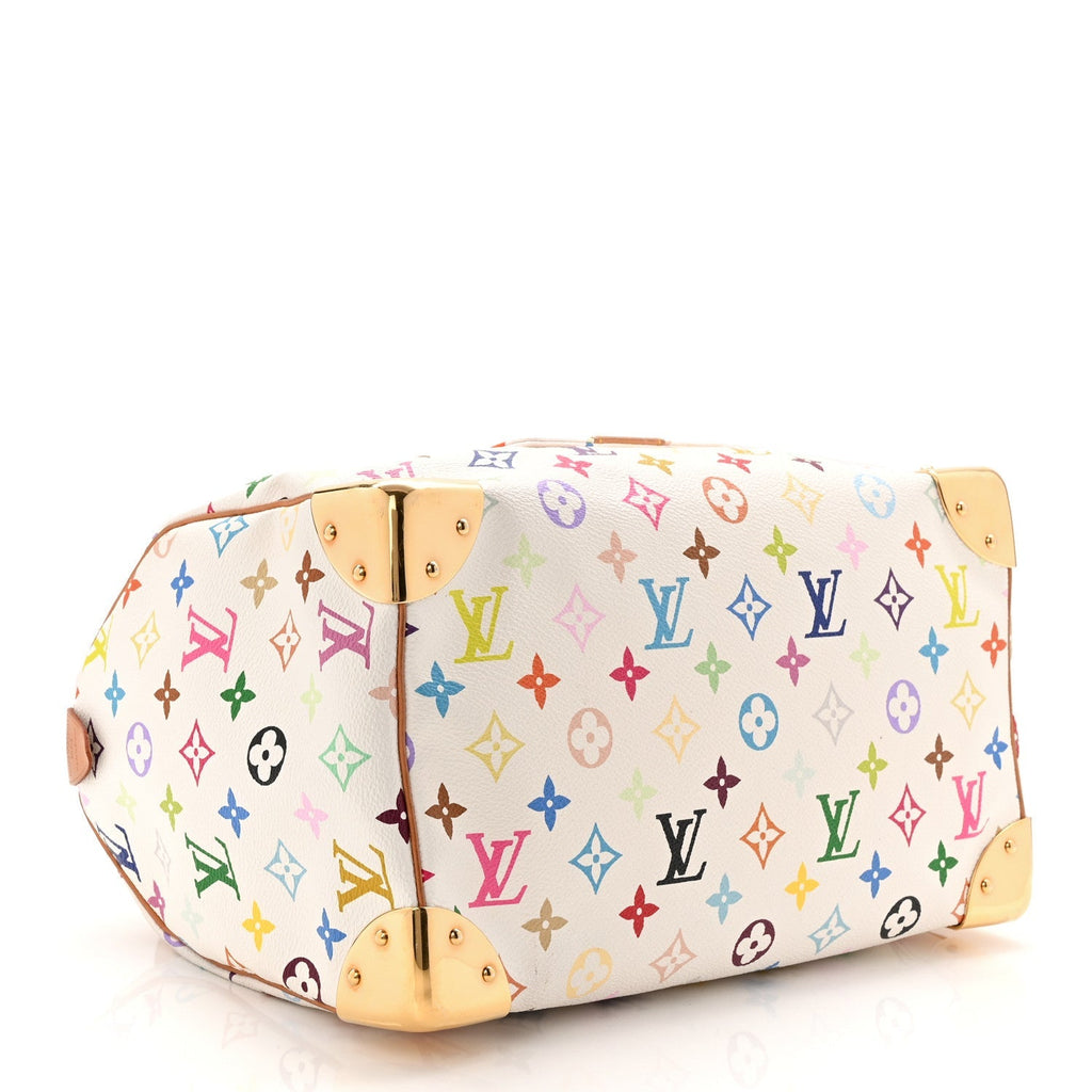 Monogram Multicolor Speedy 30 White