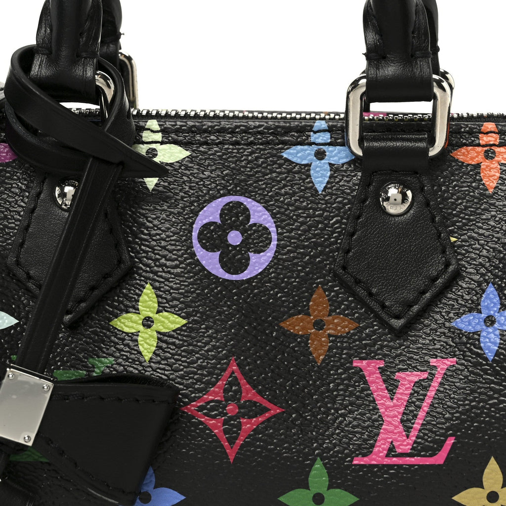 LV X TM Monogram Multicolor Nano Speedy Black