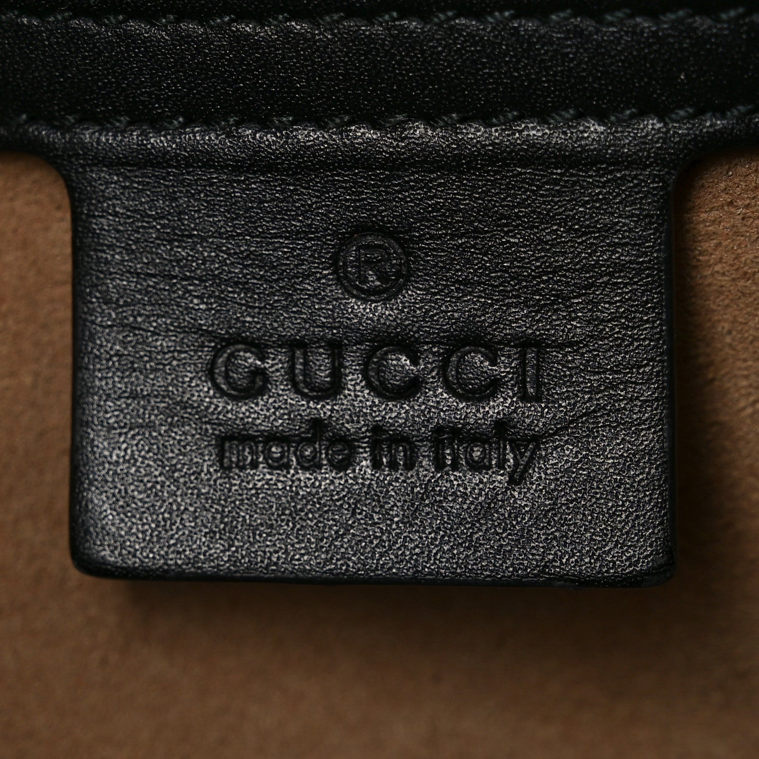 GG Supreme Monogram Medium Padlock Tote Black