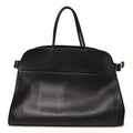 Polished Saddle Calfskin Soft Margaux 17 Black
