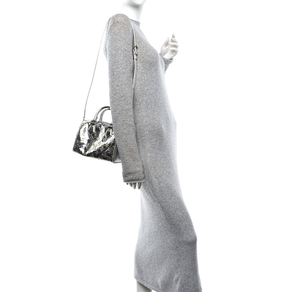 Monogram Miroir Speedy Bandouliere 20 Silver