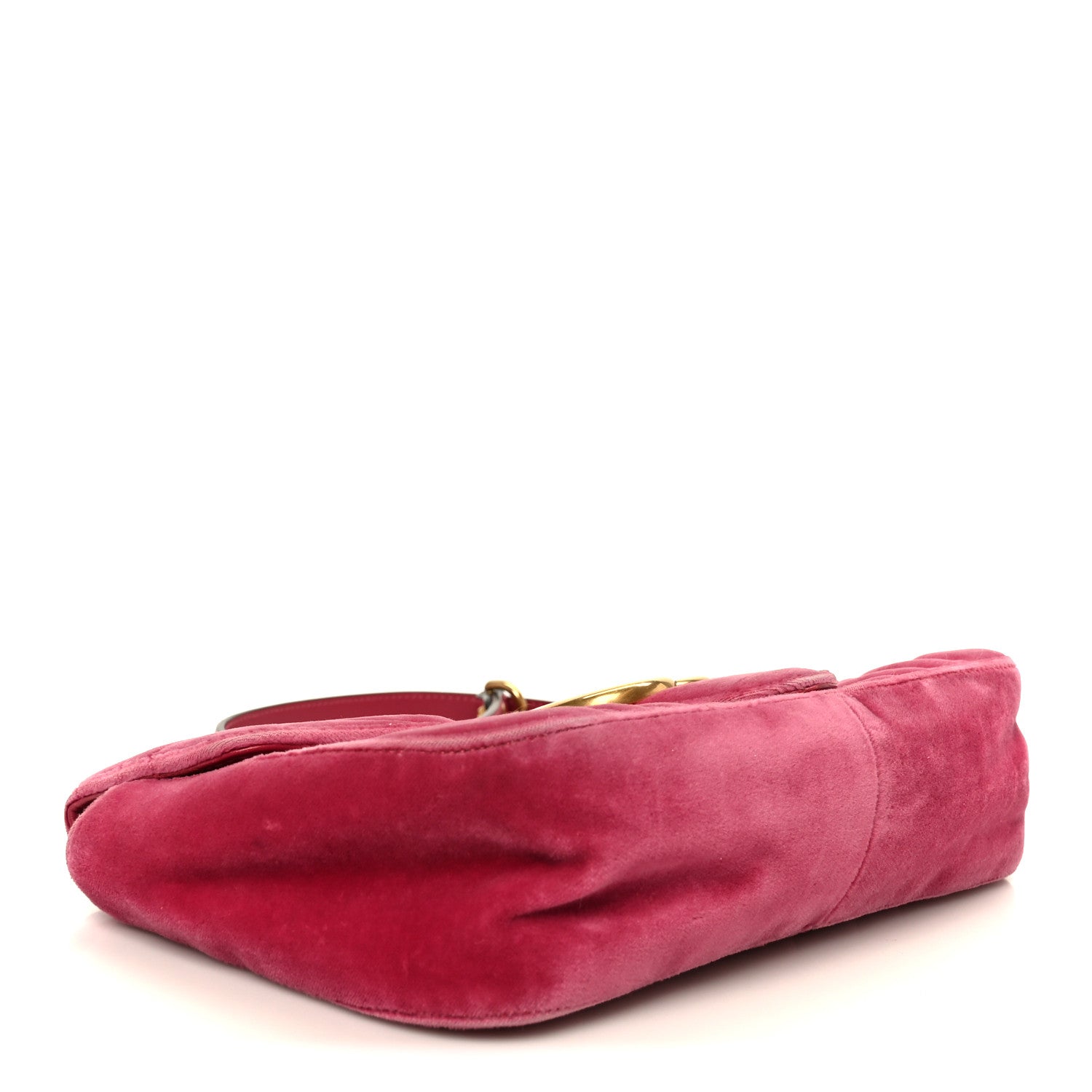 Velvet Matelasse Small GG Marmont Shoulder Bag Light Raspberry Rose