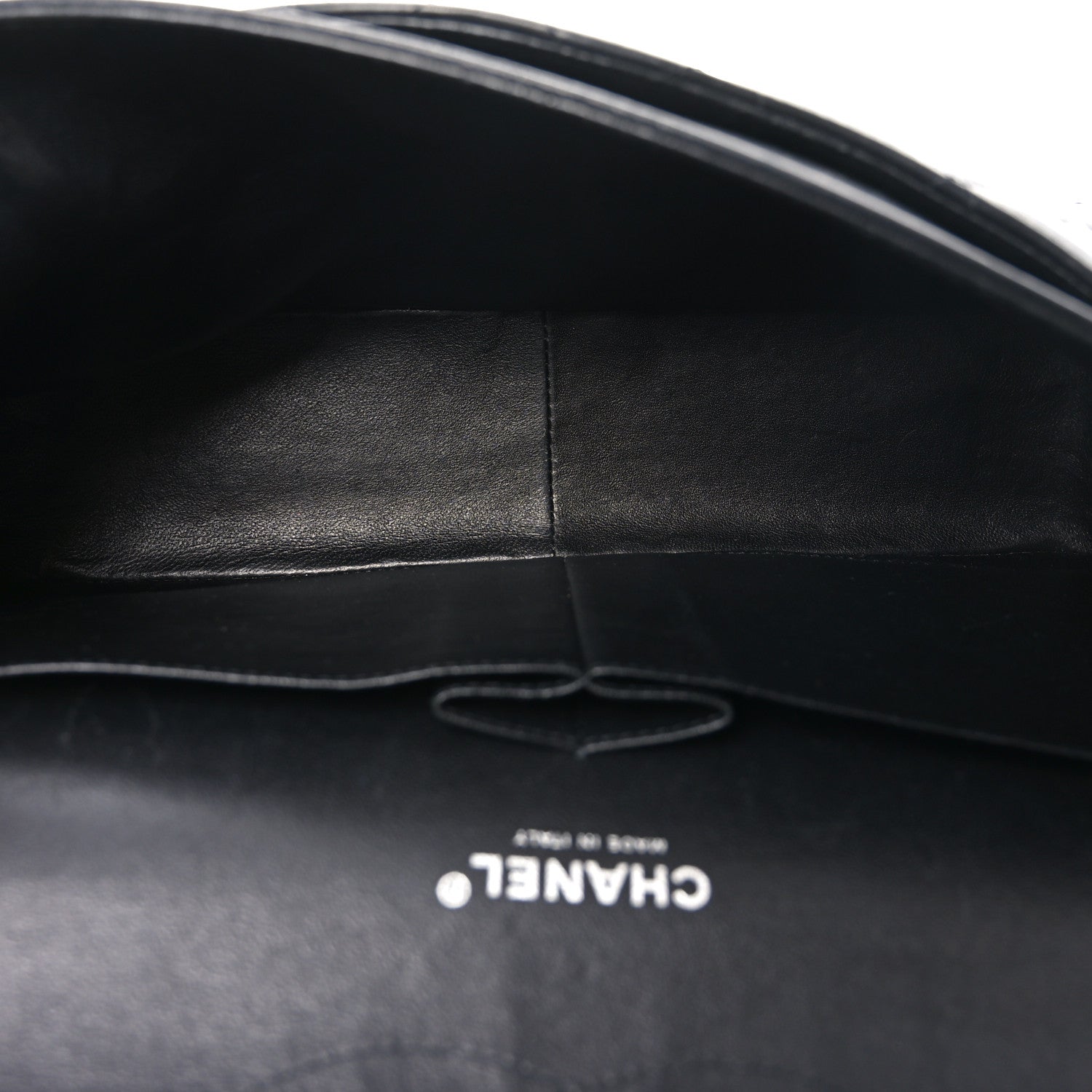 Lambskin Quilted Jumbo Double Flap So Black