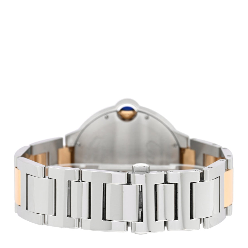 Stainless Steel 18K Yellow Gold 42mm Ballon Bleu De Cartier Automatic Watch