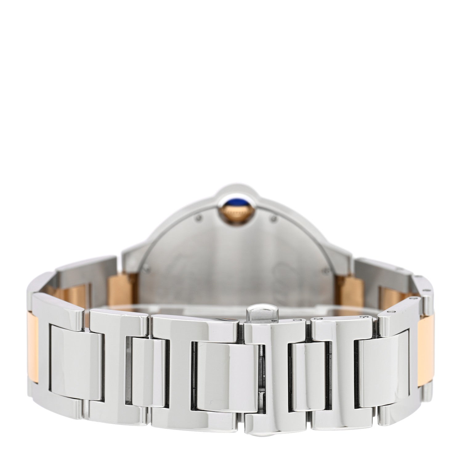 Stainless Steel 18K Yellow Gold 42mm Ballon Bleu De Cartier Automatic Watch