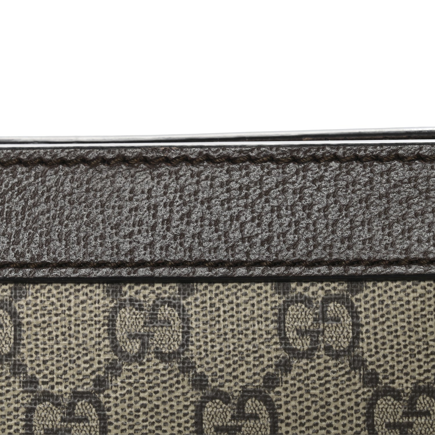 GG Supreme Monogram Web Small Ophidia Chain Shoulder Bag Brown