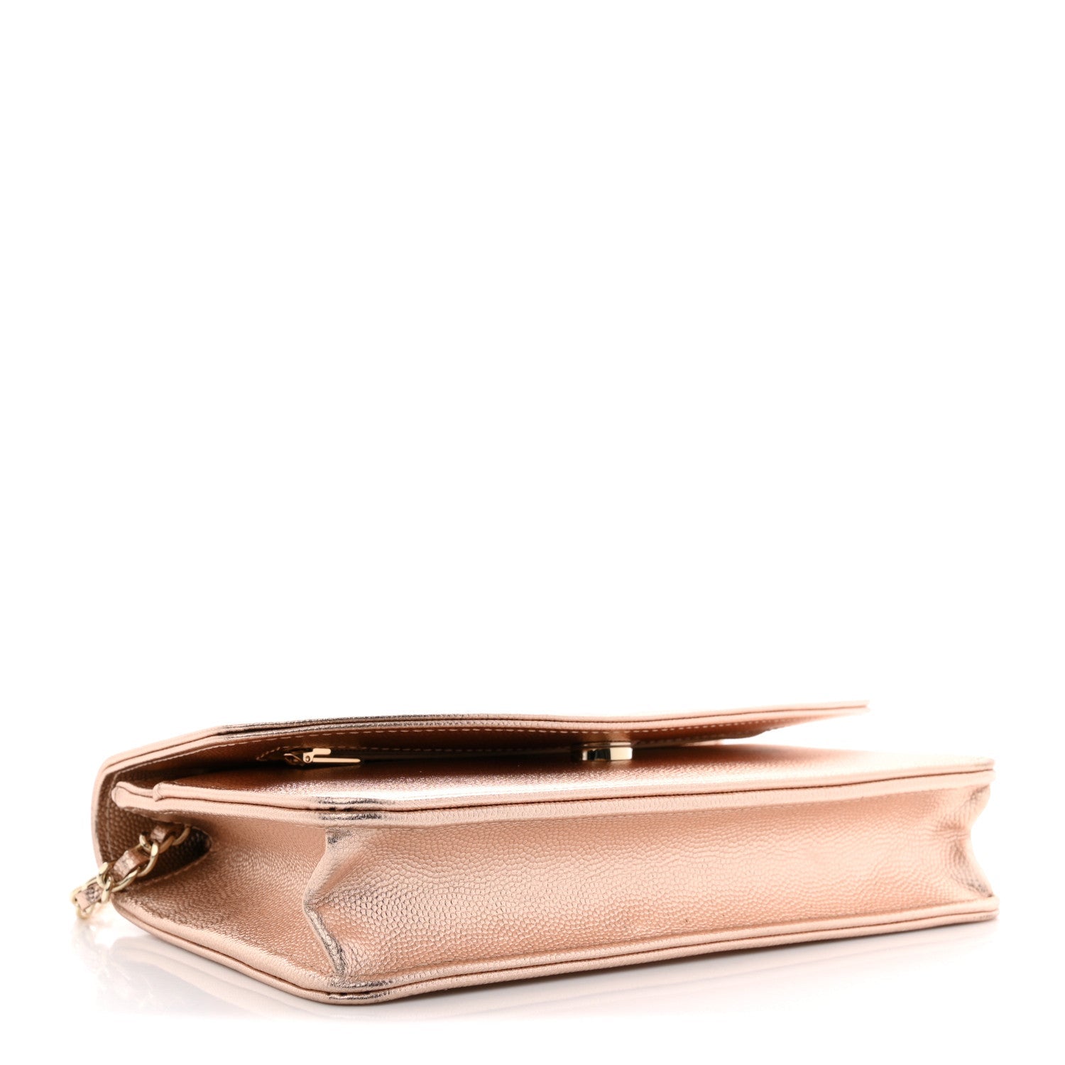 Metallic Caviar Timeless CC Wallet On Chain WOC Copper