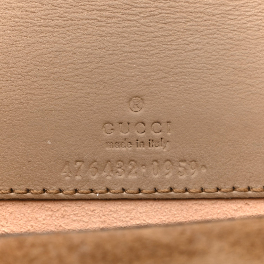 GG Supreme Monogram Super Mini Dionysus Shoulder Bag Taupe