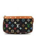 Monogram Multicolor Pochette Accessories Black
