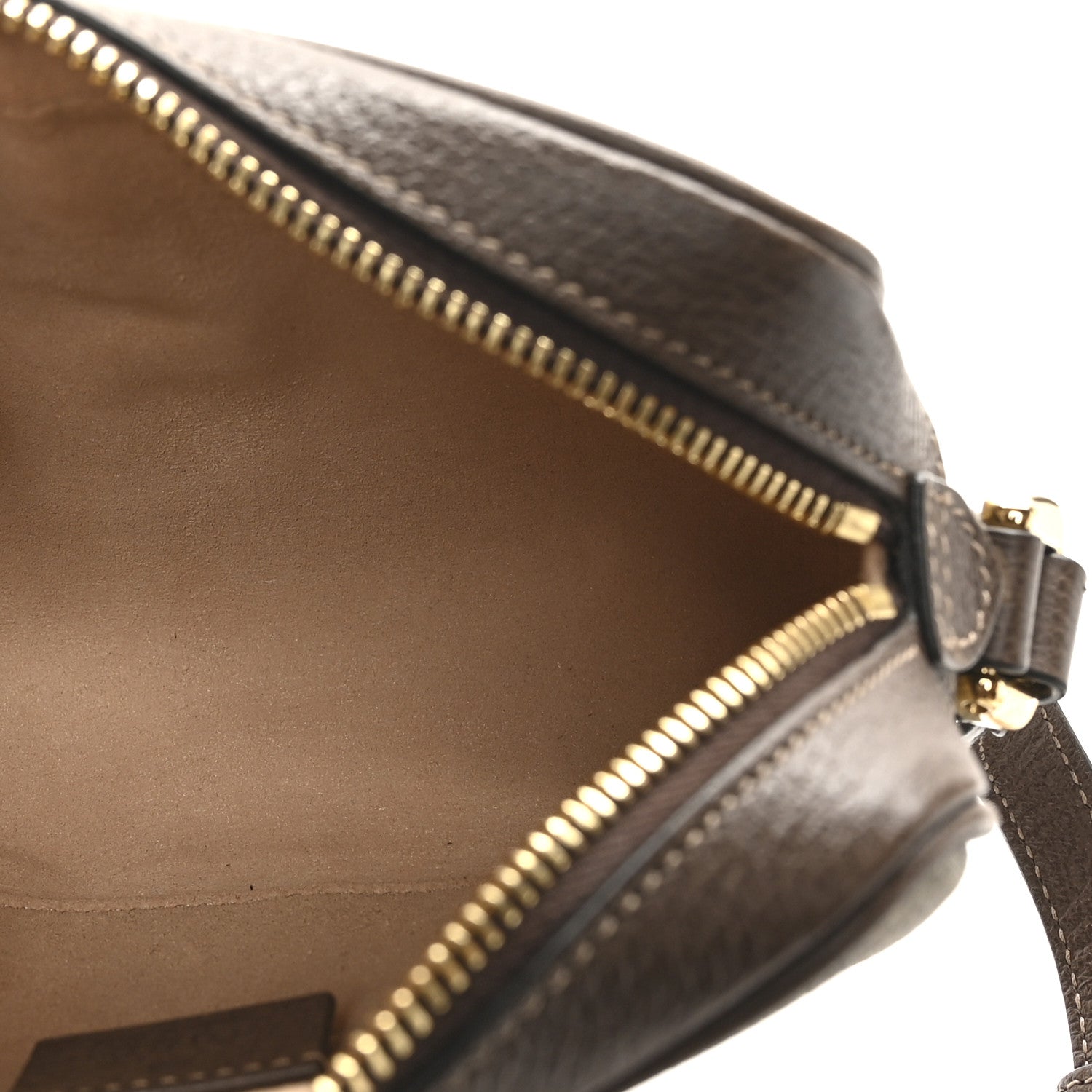 GG Supreme Monogram Web Mini Ophidia Shoulder Bag Brown