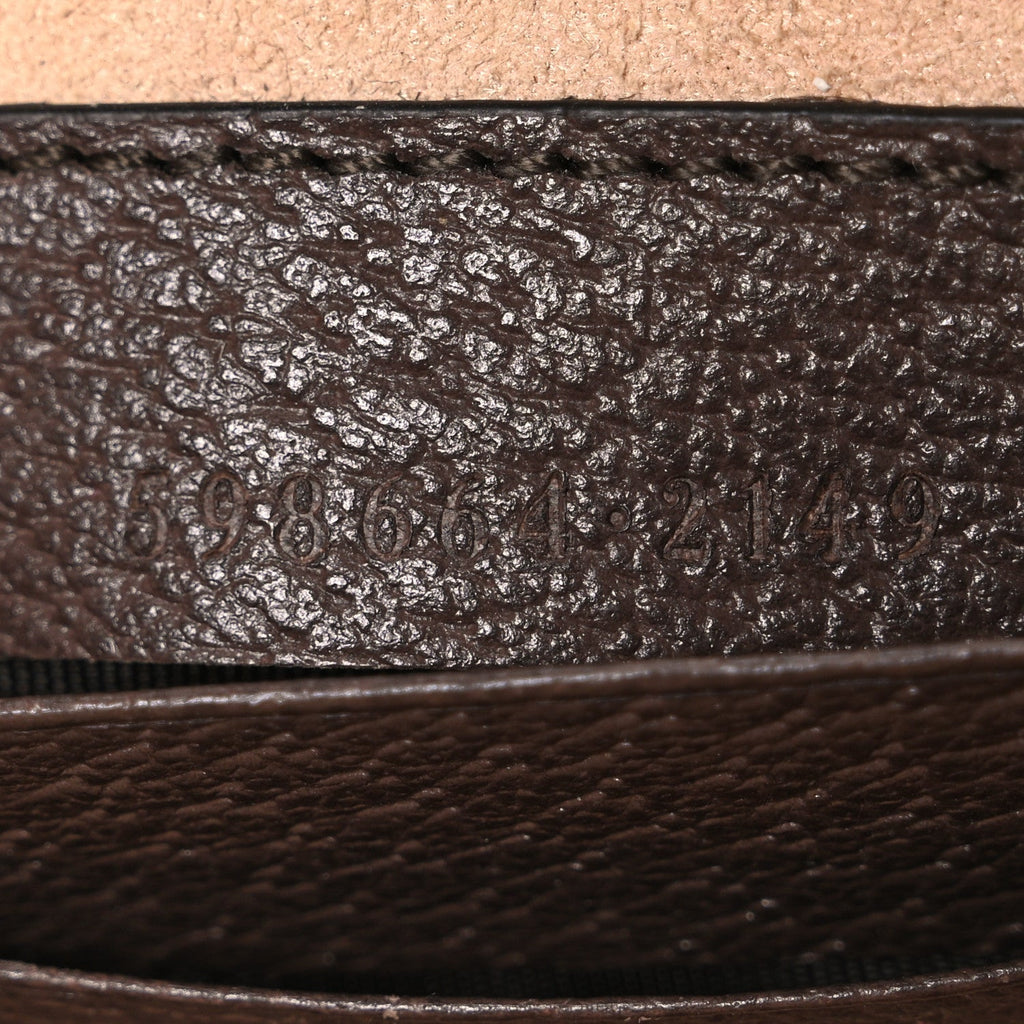 GG Supreme Monogram Web Mini Ophidia GG Bag Brown