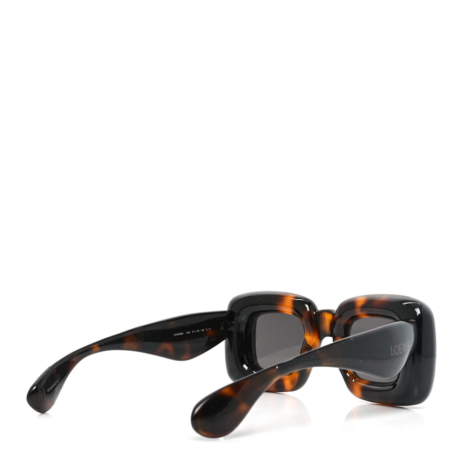 Acetate Inflated LW400981 Square Sunglasses Tortoise
