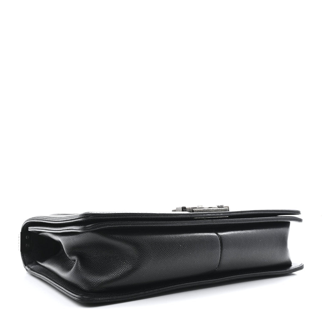 Caviar Quilted New Medium Boy Flap Black