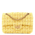 Tweed Quilted 2.55 Reissue Mini Flap Yellow
