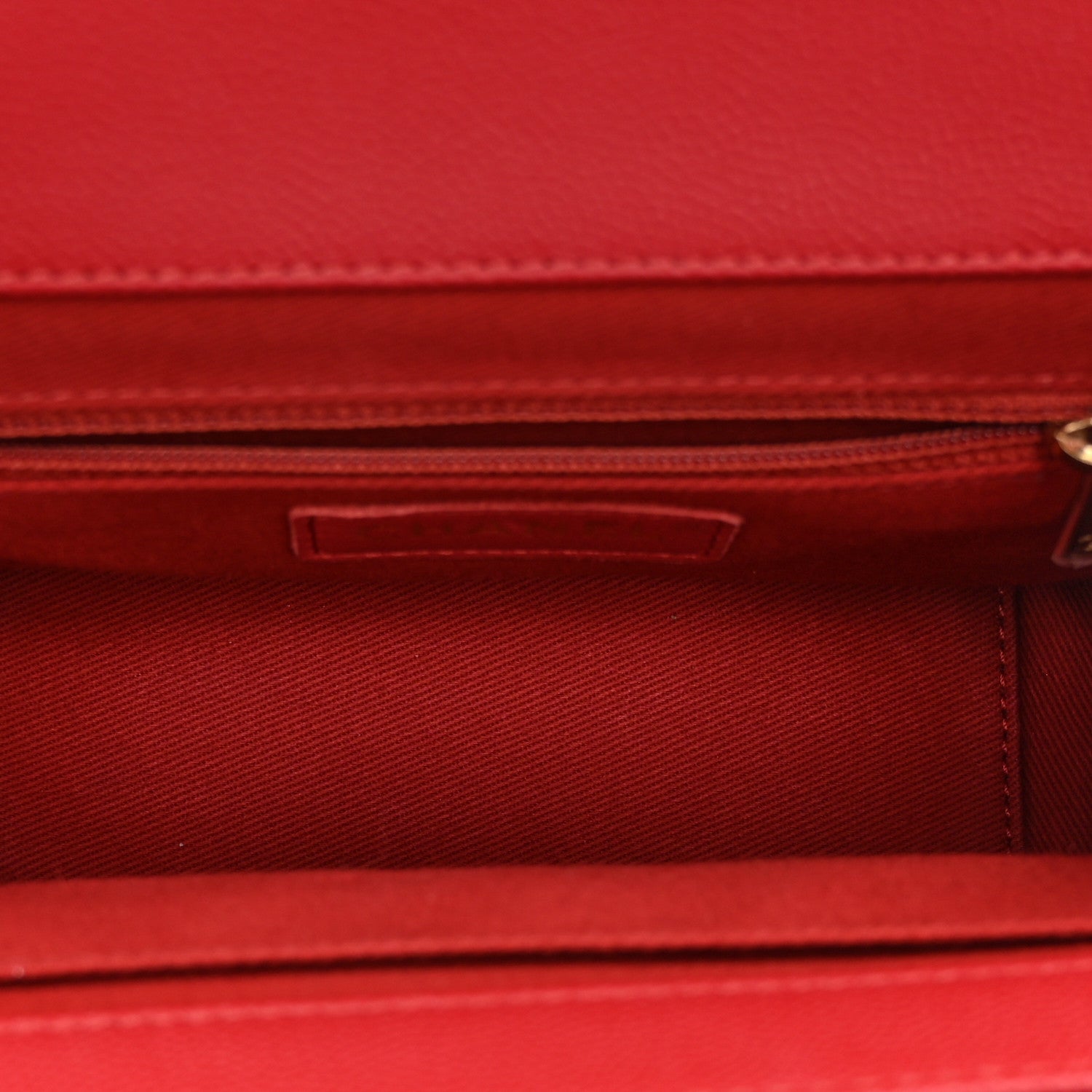 Caviar Quilted Small Business Affinity Flap Red