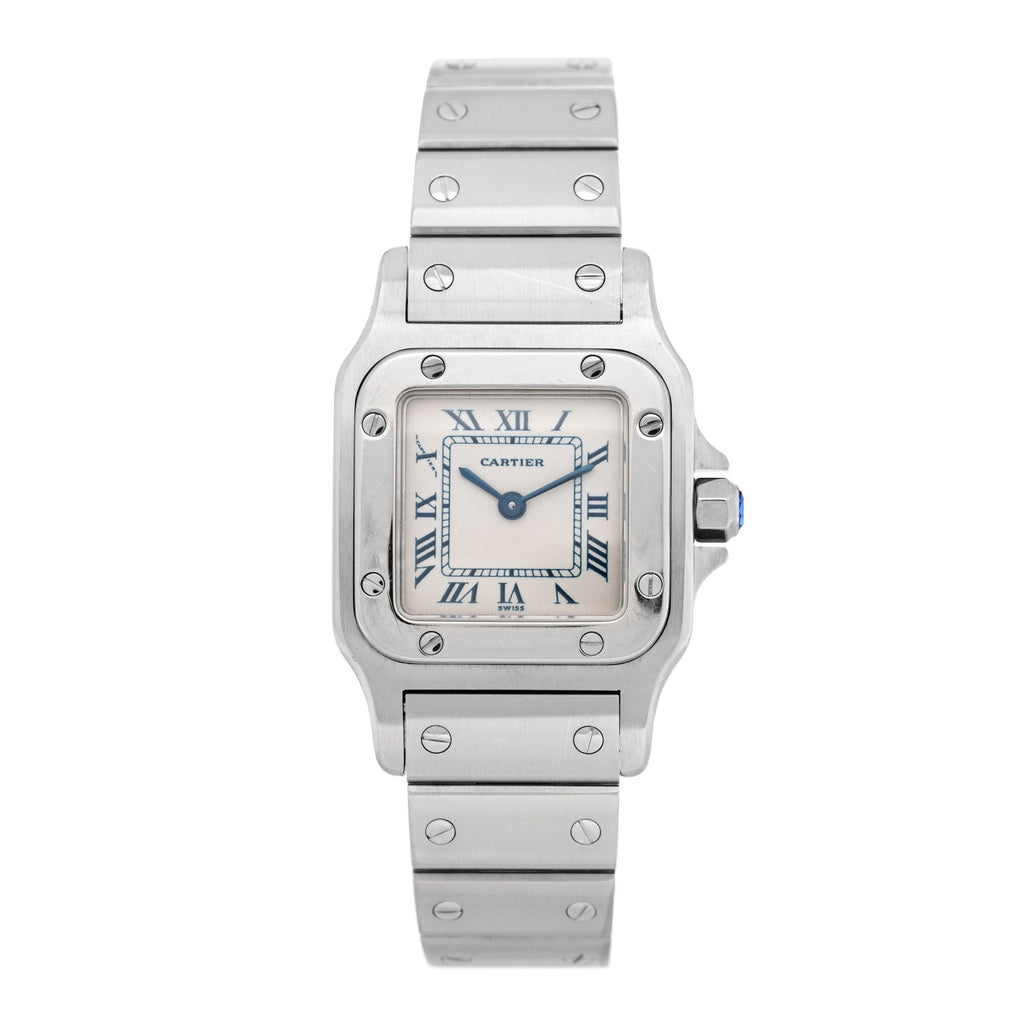 Stainless Steel 24mm Santos de Cartier Galbee Quartz Watch
