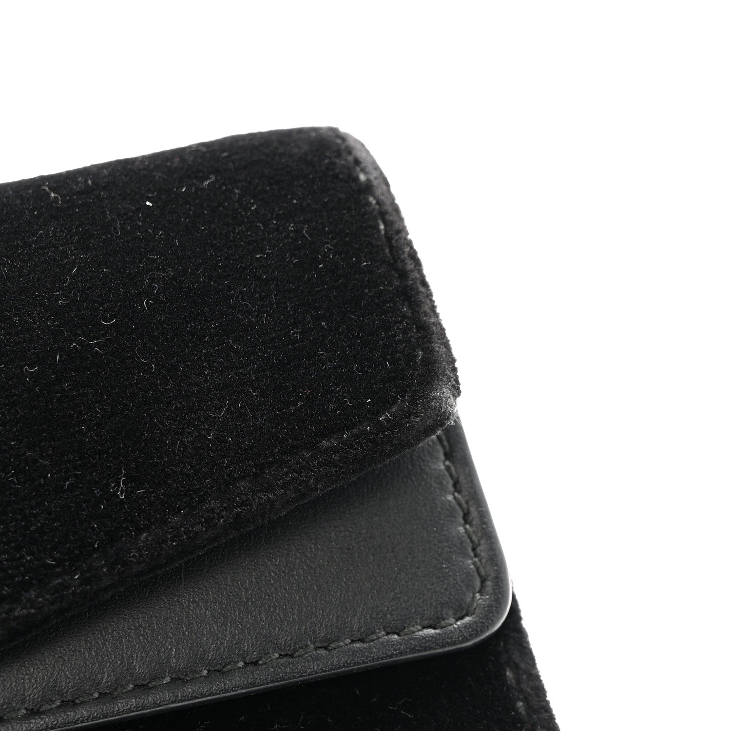 Velvet Super Mini Dionysus Shoulder Bag Black