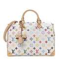 LV X TM Monogram Multicolor Speedy Soft 30 White