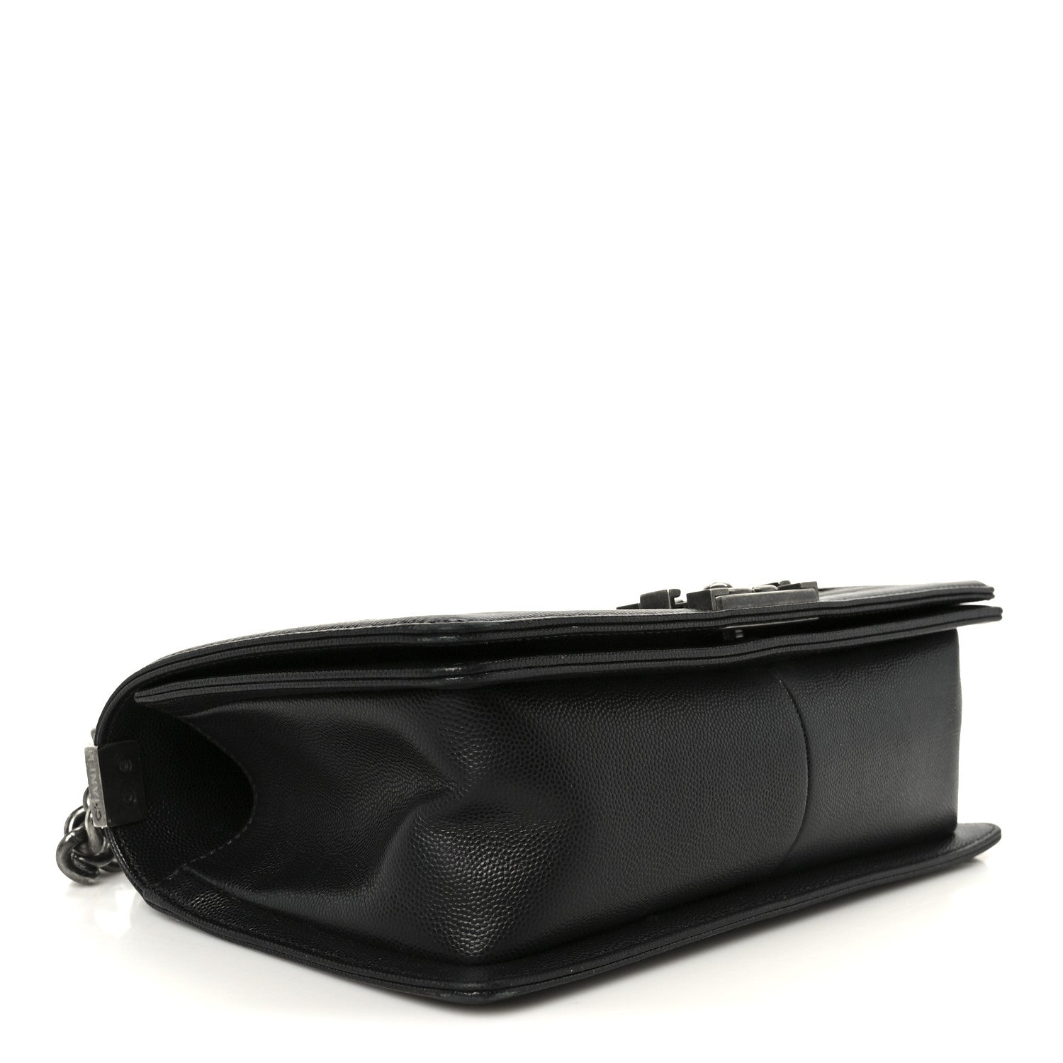 Caviar Quilted Medium Boy Flap Black