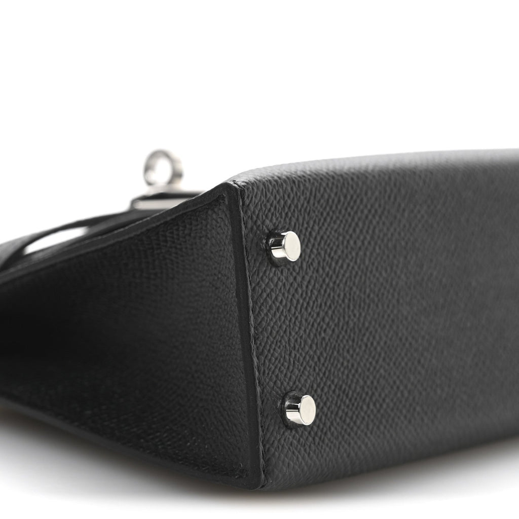 Epsom Mini Kelly Sellier 20 Black