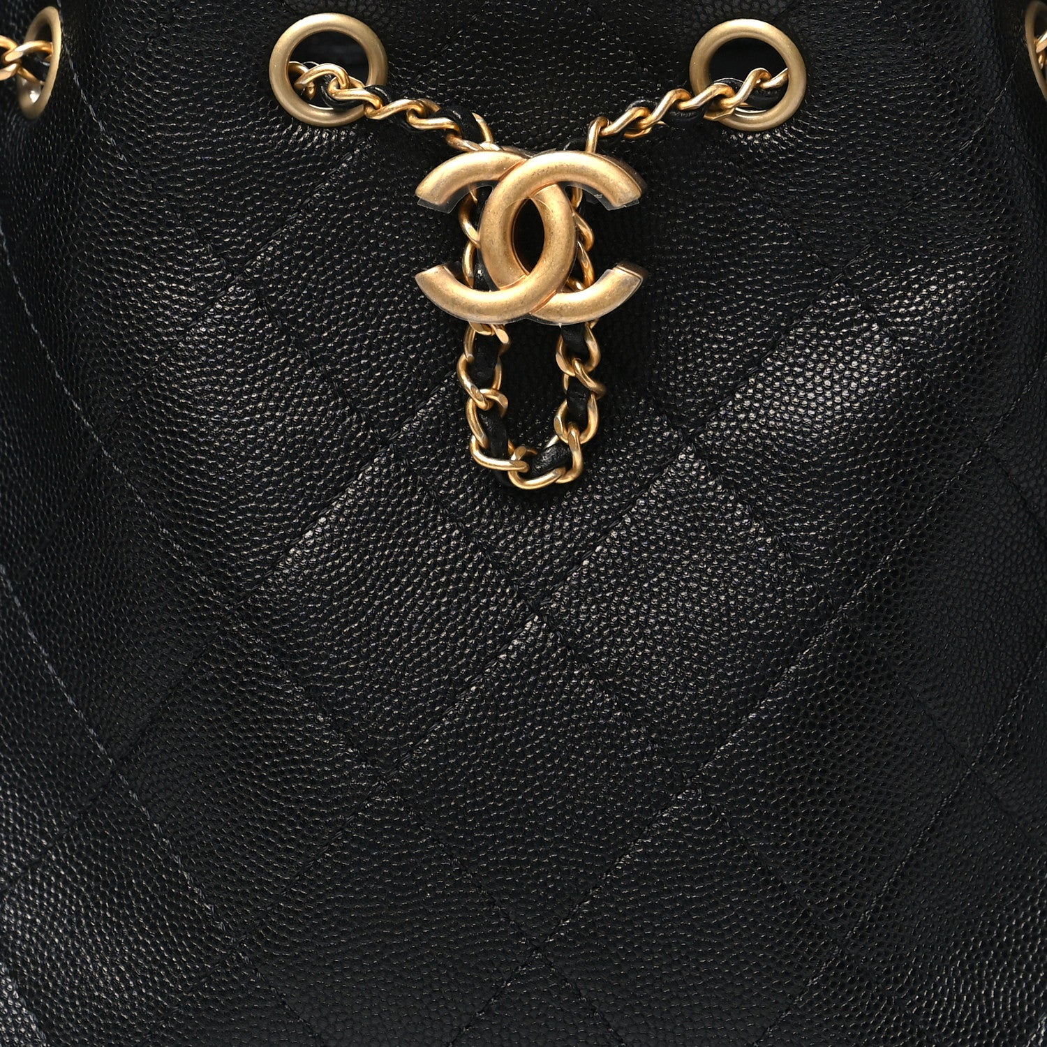 Caviar Quilted Small Chanel 25 Handbag Black