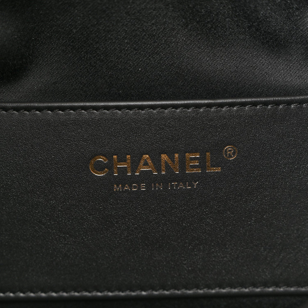 Caviar Quilted Small Chanel 25 Handbag Black