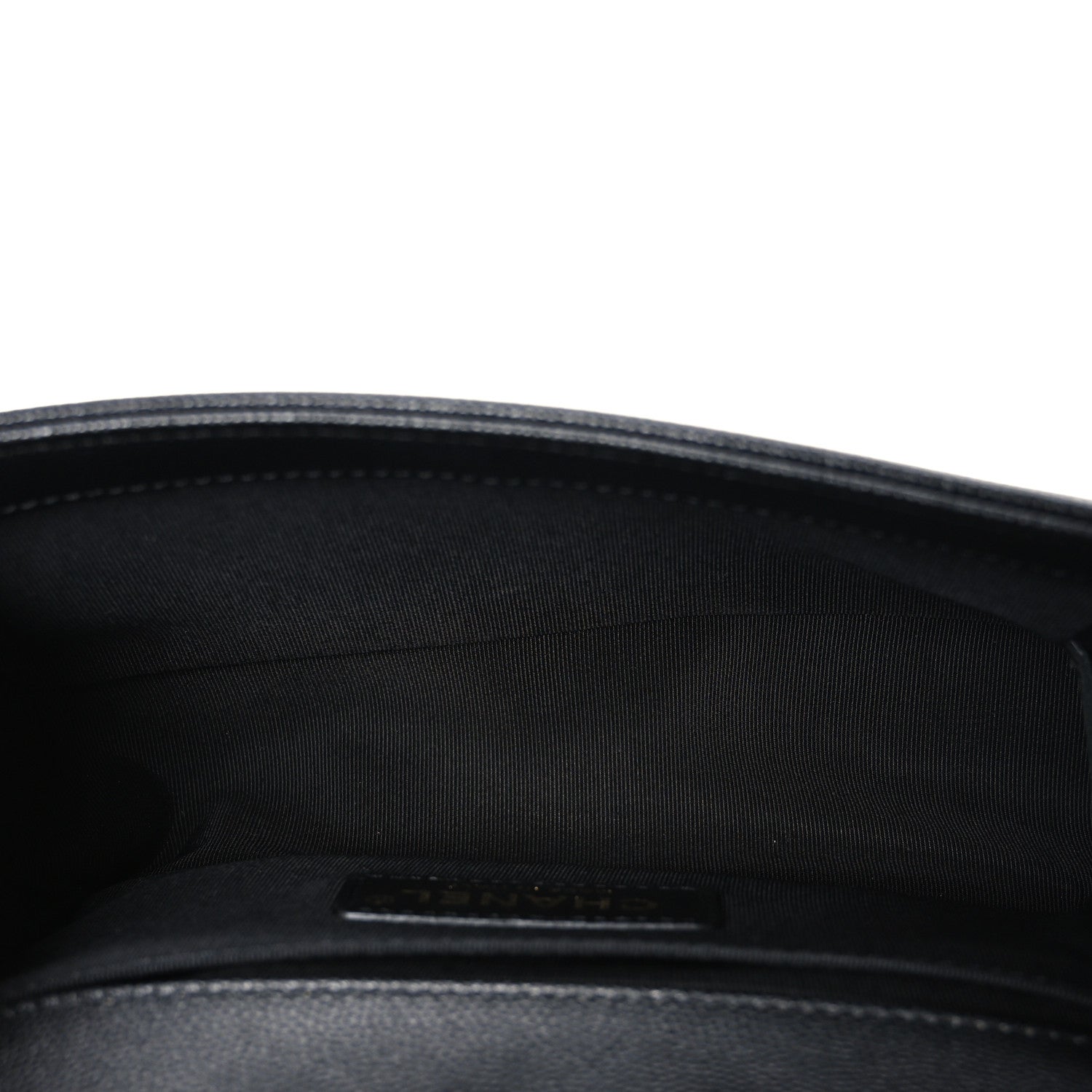 Caviar Quilted Small Boy Flap Black