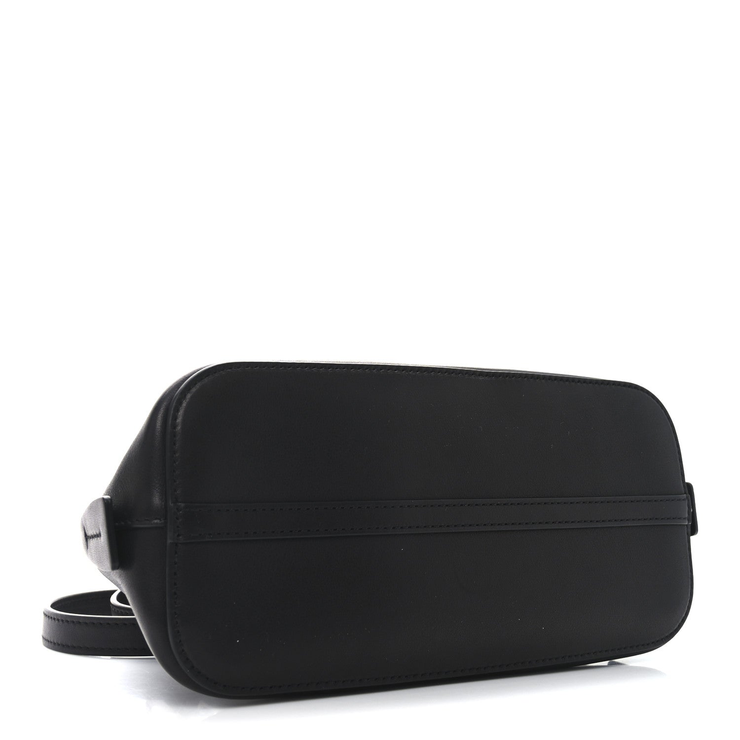 Saddle Calfskin Mini Devon Bag Black