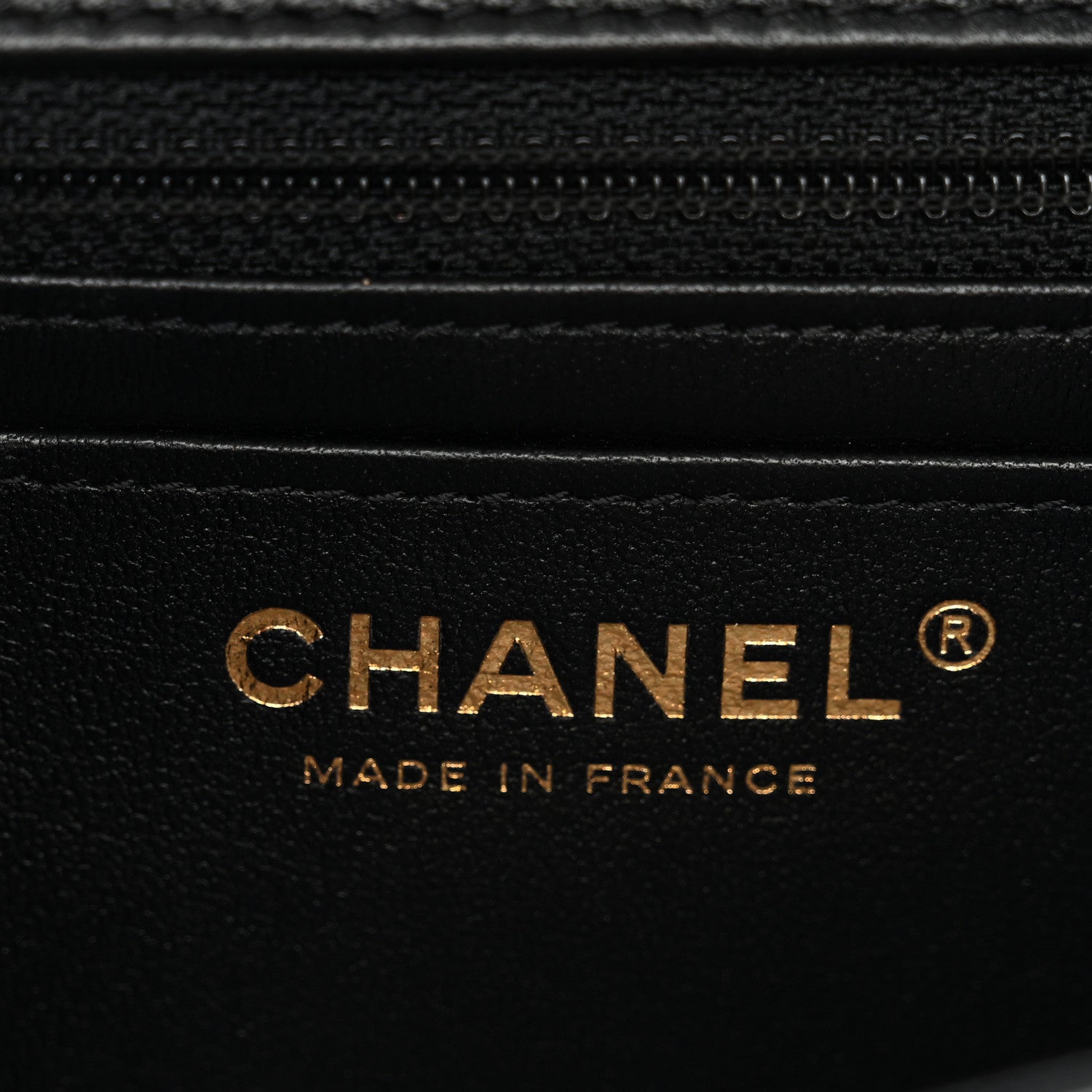 Lambskin Quilted Mini Rectangular Flap Black