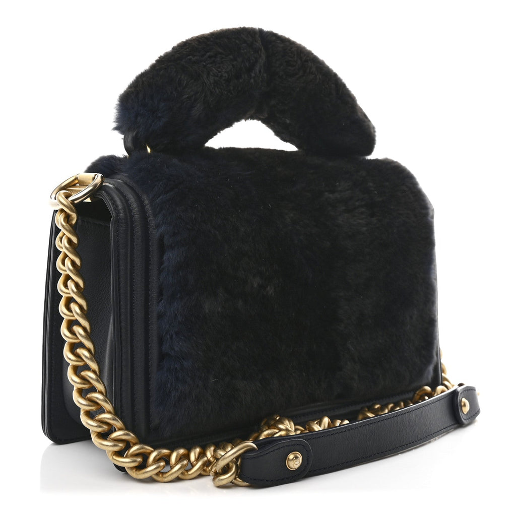 Orylag Medium Boy Top Handle Flap Navy