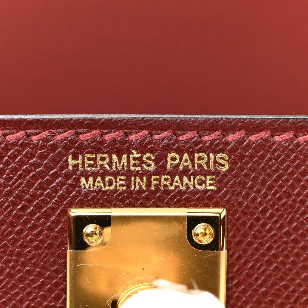Madame Calfskin Mini Kelly Sellier 20 Rouge H