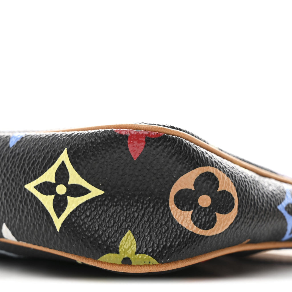 Monogram Multicolor Pochette Accessories Black