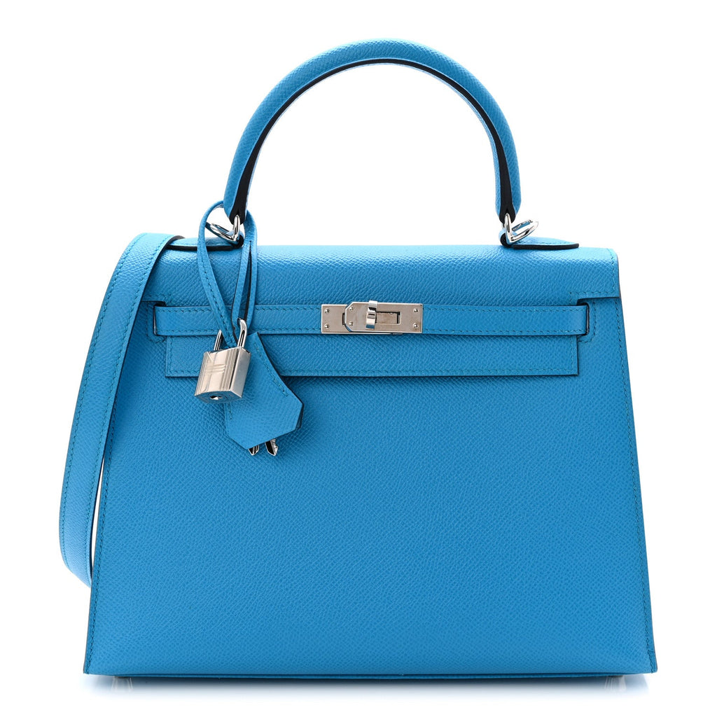 Epsom Kelly Sellier 25 Bleu Frida