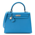 Epsom Kelly Sellier 25 Bleu Frida