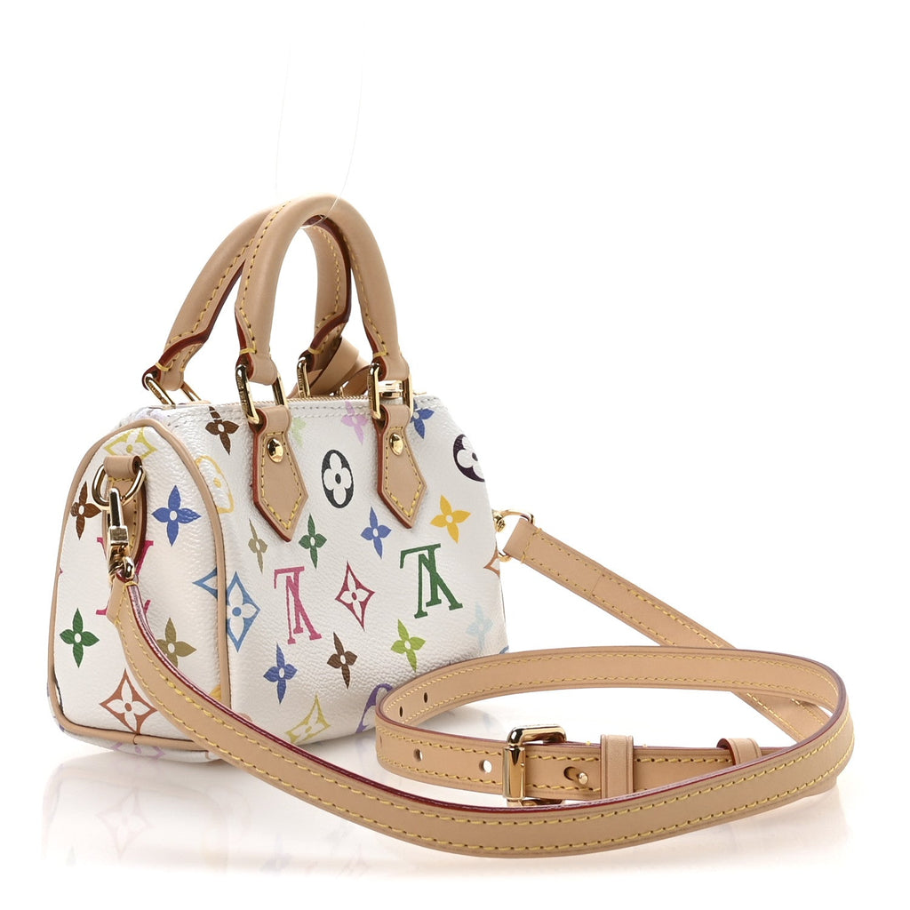 LV X TM Monogram Multicolor Nano Speedy White