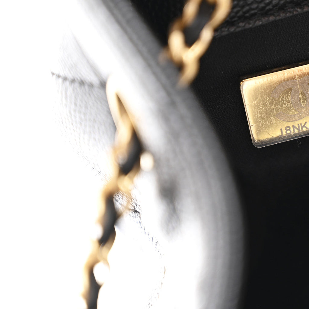 Caviar Quilted Large Chanel 25 Backpack Black