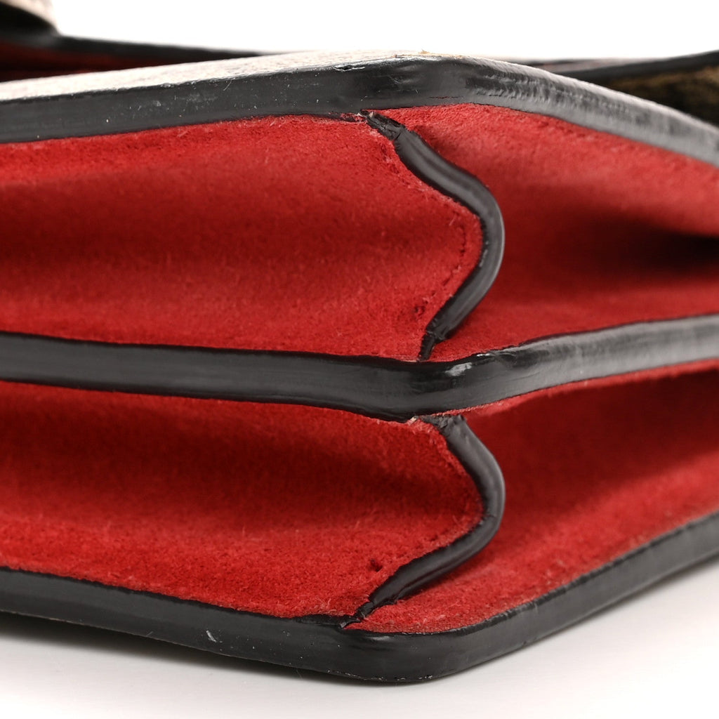 GG Supreme Monogram Small Dionysus Shoulder Bag Red