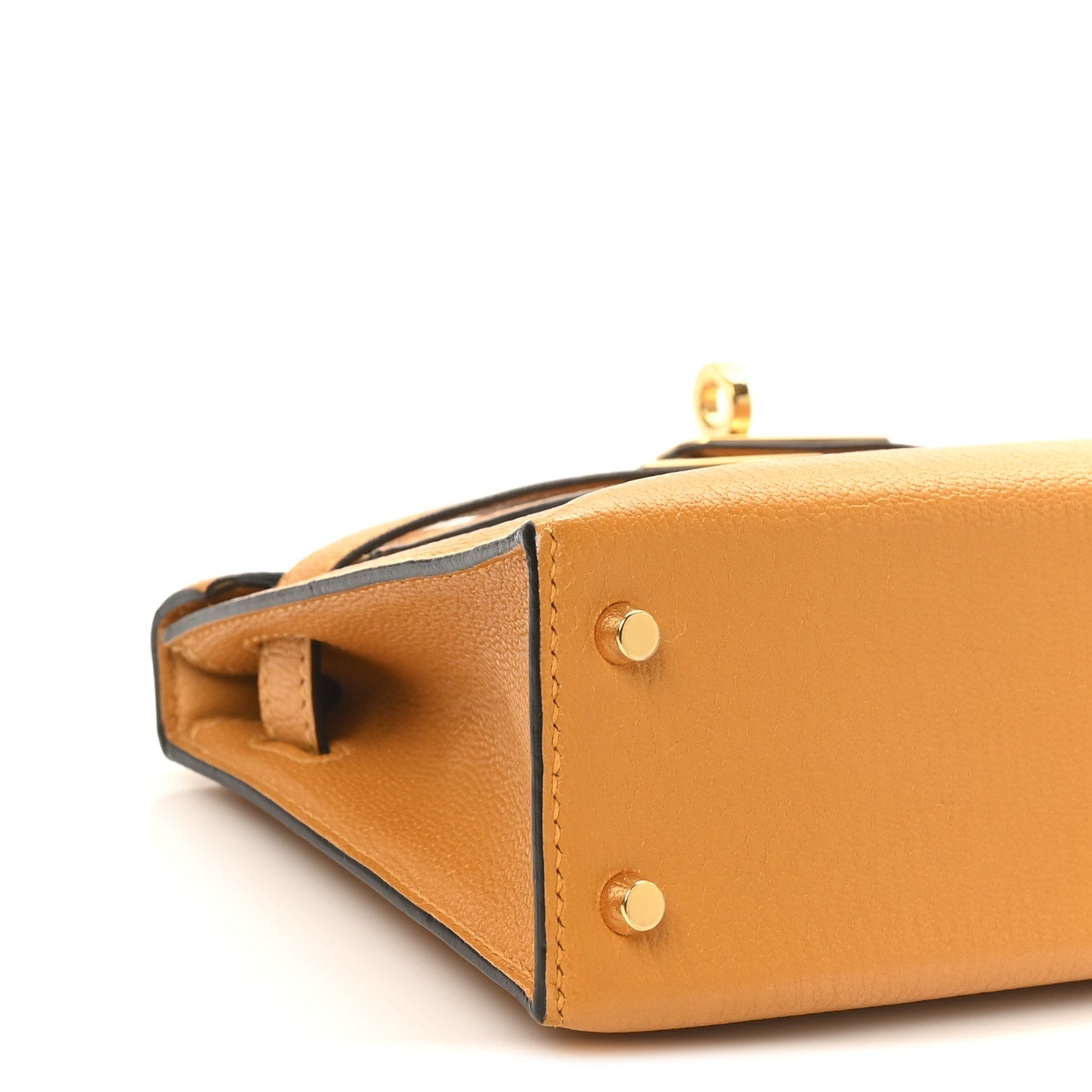 Chevre Chamkila Mini Kelly Sellier 20 Jaune D'or