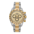 Stainless Steel 18K Yellow Gold 40mm Oyster Perpetual Cosmograph Daytona Watch Champagne 126503