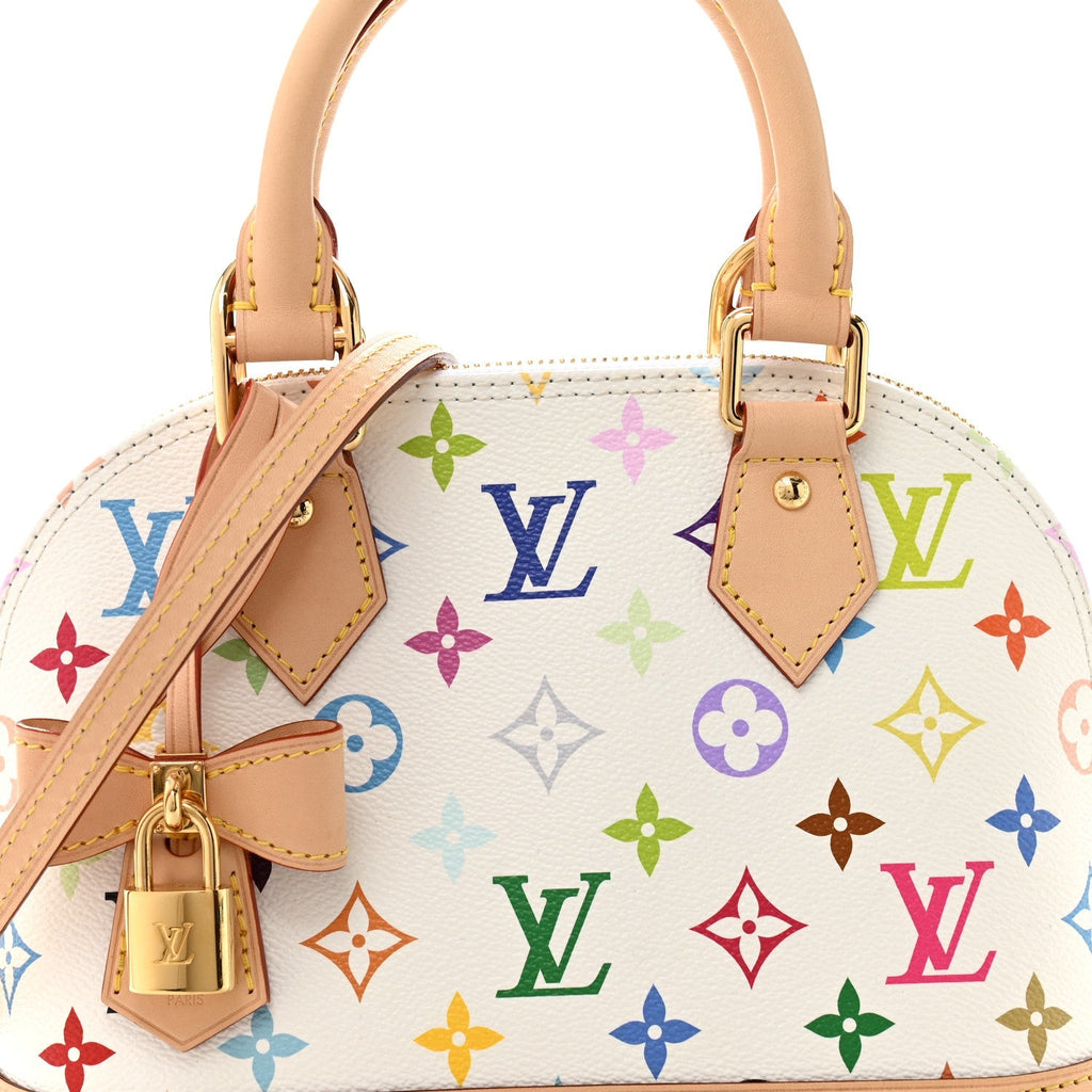 LV x TM Monogram Multicolor Alma BB White